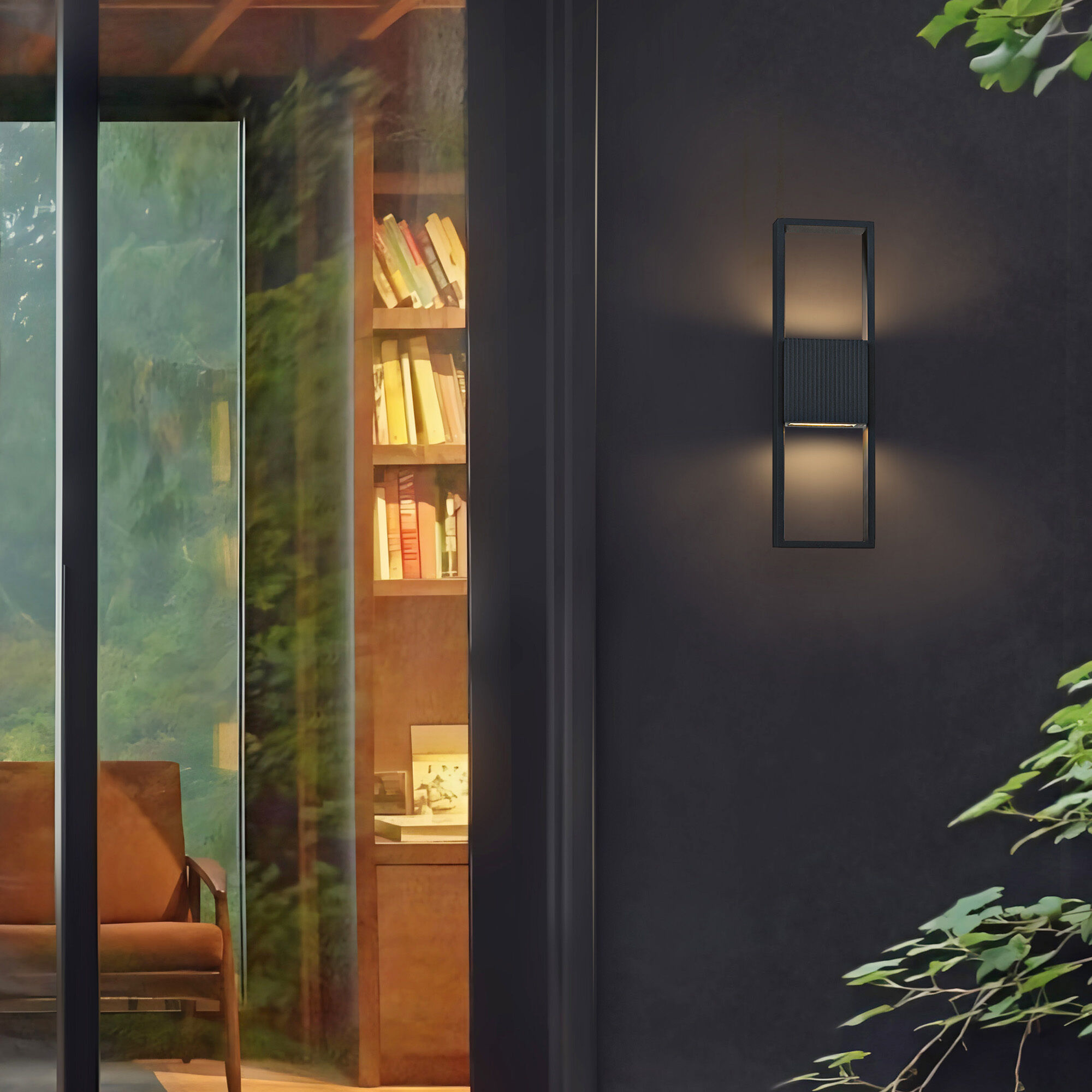 Miami LED 18 inch Sand Black Outdoor Wall Sconce